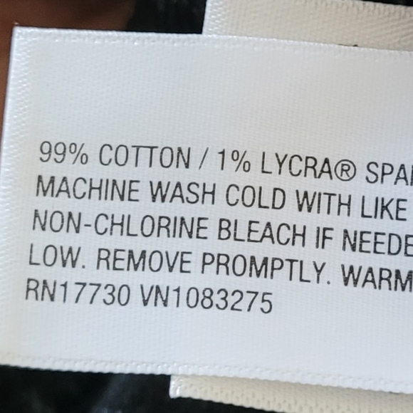 Universal Thread Black Denim Split Front Midi Skirt Size 17/XXL - Picture 6 of 6